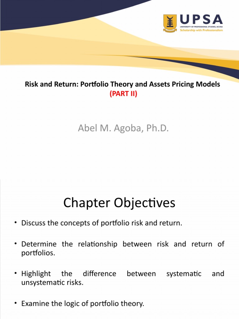 Portfolio Risk and Return Analysis | PDF | Capital Asset Pricing Model ...