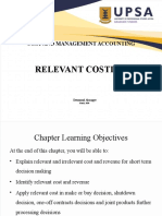 Relevant Costing - Slides