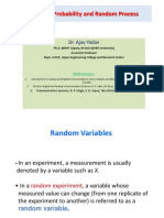 Gaussian and Probability Density Function