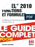 Excel 2010-Fonctions Et Formules