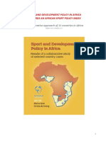 2014 - Academics - Sport and Development in Africa