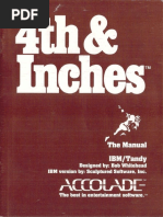 4th & Inches (1988) Manual