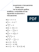 Taller de Ecuaciones e Inecuaciones