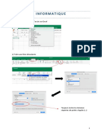 Informatique Excel