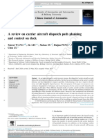 A Review On Carrier Aircraft Dispatch Path Planning and Control On Deck