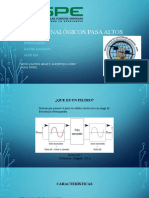 FILTROS ANALÓGICOS Pasa Altos