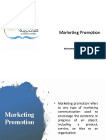 Marketing Promotion Presentation-Mohammed Sharid
