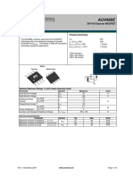 General Description Product Summary: 30V N-Channel MOSFET