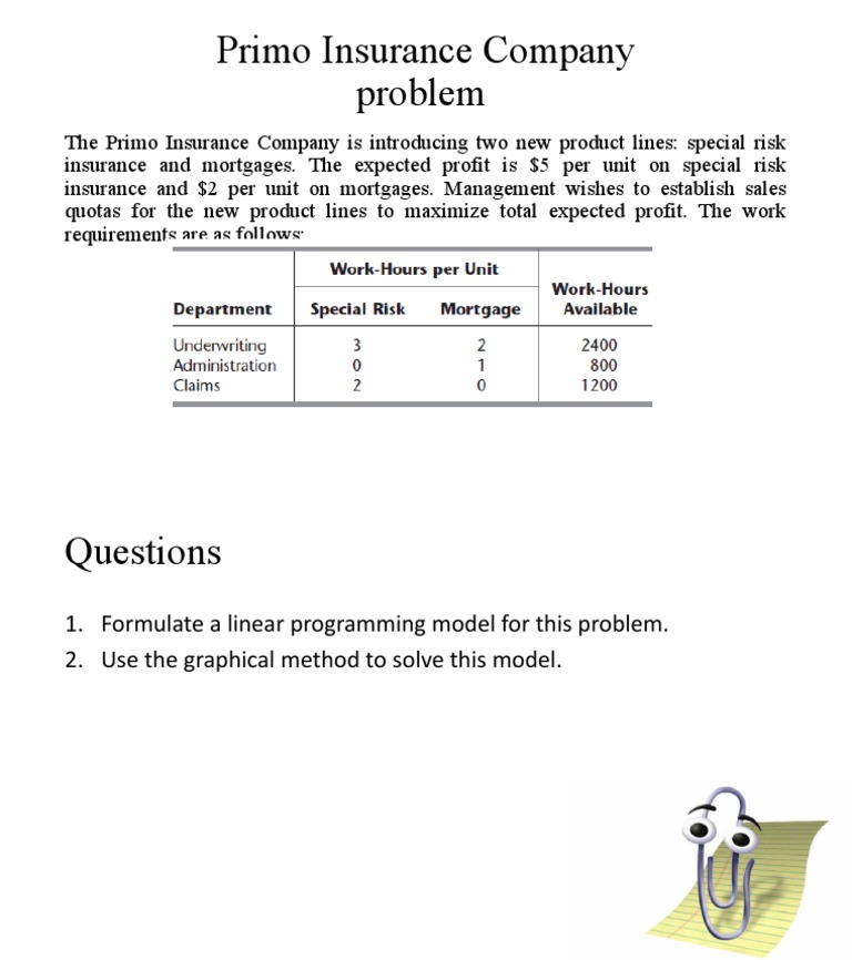 Linear Programming Case Using Graphic | PDF