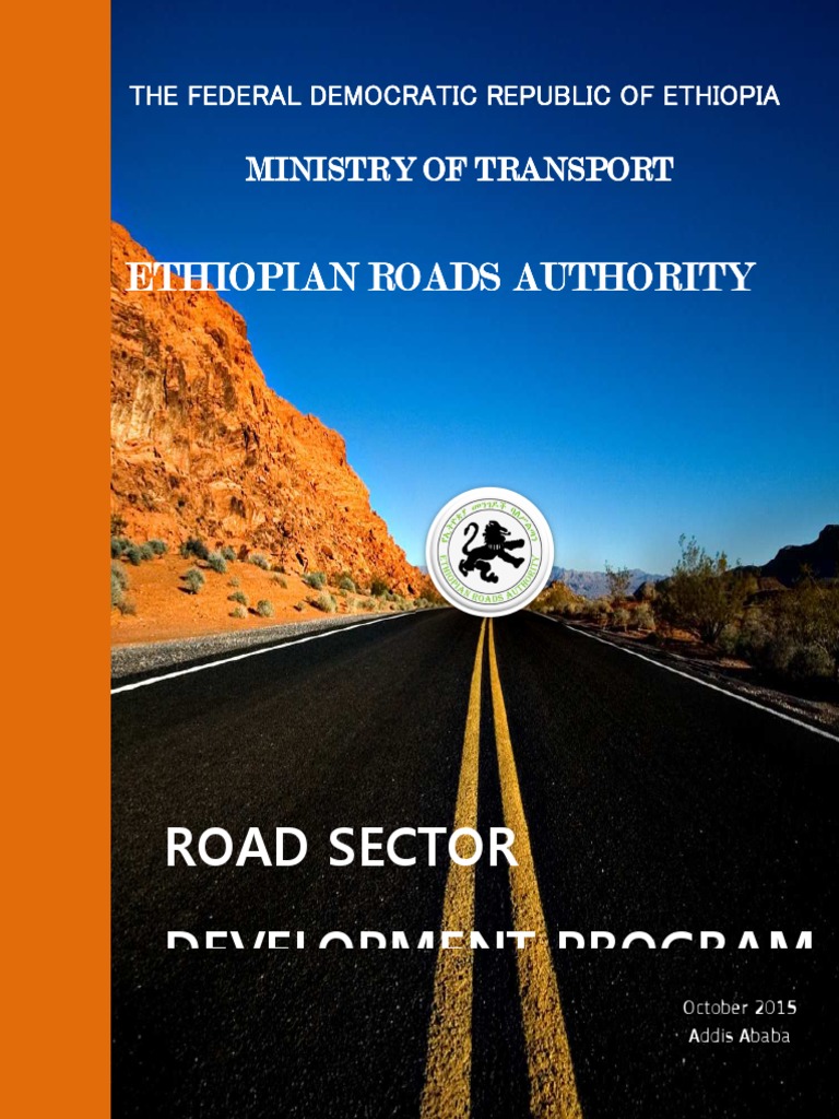 Road Sector Development Program V | PDF | Ethiopia | Road