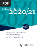 Nah Sh Fahrplanbuch 2020 ONLINE Schleswig Holstein