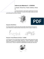 Resistência dos Materiais - Flexão e Tensões em Vigas