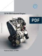 1,9 ltr-TDI-Industrial Engine: Technical Status: 4/1999