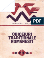 Obiceiuri Tradiţionale Româneşti by Mihai Pop