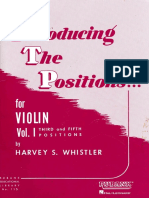 Livro Harvey Whistler - 3ª  e 5ª posição do violino