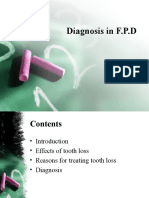 Diagnosis in FPD