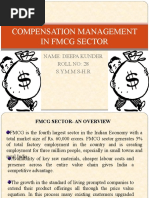 Compensation Management in FMCG Sector: Name: Deepa Kunder Roll No: 28 S.Y.M.M.S-H.R