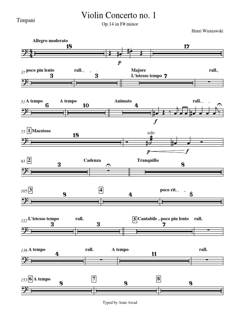Concerto Timpani | PDF