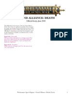 Age of Sigmar Grand Alliance Death Errata en