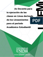 Protocolo Docente para La Ejecución de Las Clases en Línea ISEM 2021 V1.0-Signed