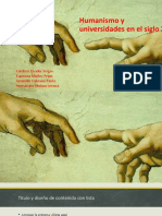 Humanismo y Universidades en El Siglo XX