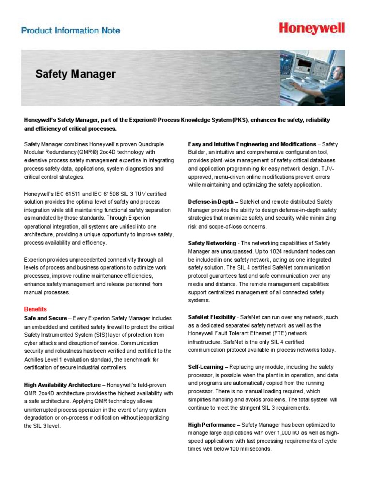 SafetyManagerPIN2010 SL April20 | PDF | Safety | Simulation