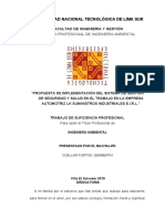 Implementación de un Sistema de Gestión de Seguridad y Salud en el Trabajo en una empresa automotriz