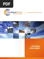 Download SunMaxx Company Info Brochure by SunMaxx Solar SN51240901 doc pdf