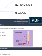 BIOL 412 Tutorial 2 Blood Cells