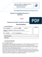 Planificación por aprendizaje basado en proyectos