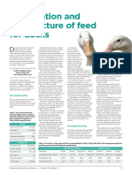 Formulation and Manufacture of Feed For Ducks: Raw Material Quality