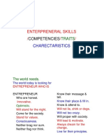 Essential entrepreneurial skills, traits and characteristics