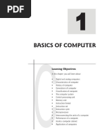 Basics of Computer: Learning Objectives