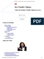 Aula de 27 - 07 - 1995 - O Sentimento, o Afeto e A Pulsão Centro de Estudos Claudio Ulpiano