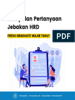 5 Pertanyaan Jebakan HRD