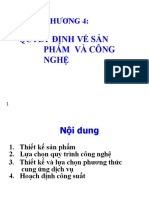 CHUONG 4a - QUYET DINH CONG NGHE VA SAN PHAM