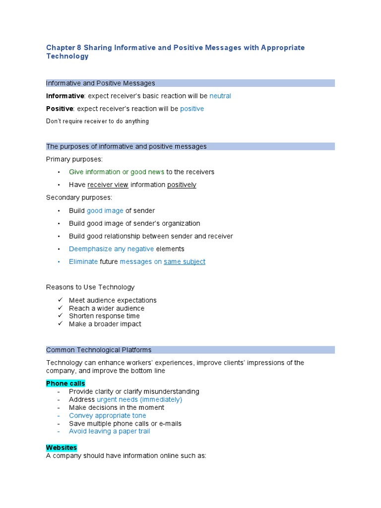 Effective Communication in Business Messages | PDF | Hashtag | Social ...