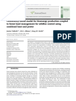 Community-Based Model For Bioenergy Production Coupled To Forest Land Management For Wildfire Control Using Combined Heat and Power