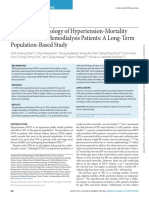 Reverse Epidemiology of Hypertension-Mortality Associations in Hemodialysis Patients - A Long-Term Population-Based Study