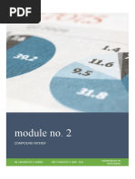 Module No. 2: Compound Interst