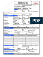 Form - Certifikat Gas Tes