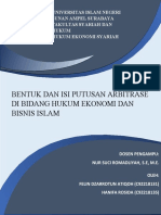 Kelompok - 12 - HESD - Bentuk Dan Isi Putusan Arbitrase