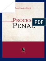 2020 El Proceso Penal - Pablo Sánchez V.
