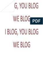 I Blog