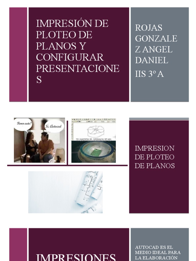 Impresión y Configuración de Planos | PDF