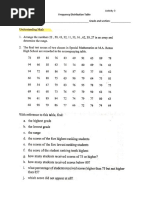 Activity 3.frequency Distribution Table