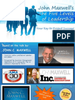 John Maxwell's: The Five Levels of Leadership