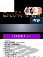 Atraumatic Restorative Treatment: PRESENTED BY: DR Swati Agrawal