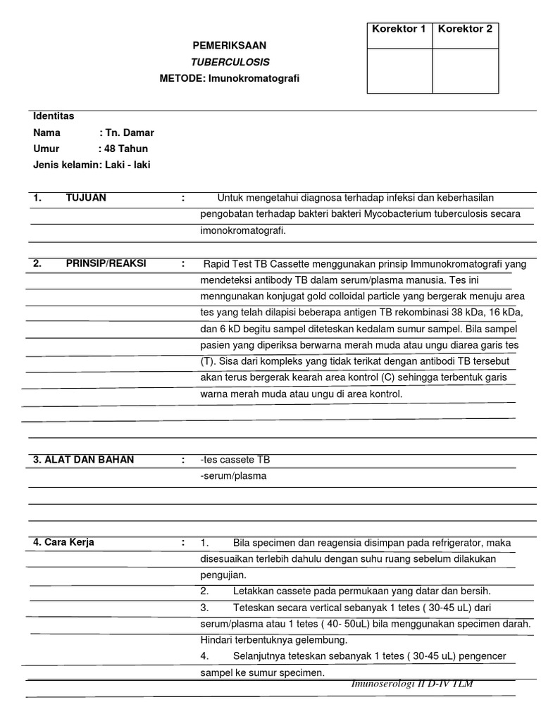 Rapid Test TB dengan Metode ICT | PDF