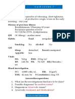 possible diagnosis of respiratory symptoms notes